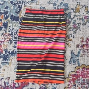 Striped skirt